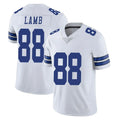 Johmsee D.Cowboys #88 CeeDee Lamb Player White Vapor Untouchable Limited Home Game Stitched Jerseys
