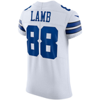 Johmsee D.Cowboys #88 CeeDee Lamb White Vapor Elite Jersey Stitched Jerseys