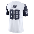 Johmsee D.Cowboys #88 CeeDee Lamb White Vapor F.U.S.E. Limited Stitched Jerseys-1