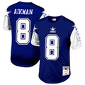 Johmsee D.Cowboys #8 Troy Aikman Navy Legacy Replica Jersey American Stitched  Jerseys