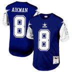 Johmsee D.Cowboys #8 Troy Aikman Navy Legacy Replica Jersey American Stitched  Jerseys