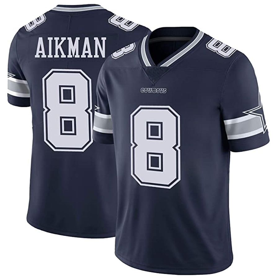 Johmsee D.Cowboys #8 Troy Aikman Player Navy Vapor Untouchable Limited Stitched Jerseys