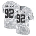 Johmsee D.Cowboys #92 Quinnen Williams Player Arctic Camo Salute to Service Limited Home Game Stitched Jerseys