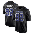 Johmsee D.Cowboys #92 Quinnen Williams Player Carbon Black Fashion Home Game Stitched Jerseys
