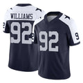 Johmsee D.Cowboys #92 Quinnen Williams Player Navy-White Limited Alternate Vapor F.U.S.E. Home Game Stitched Jerseys