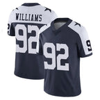 Johmsee D.Cowboys #92 Quinnen Williams Player Navy-White Limited Alternate Vapor Untouchable Home Game Stitched Jerseys