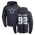Johmsee D.Cowboys #92 Quinnen Williams Player Navy Pullover Hoodies Limited Stitched Jerseys