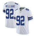 Johmsee D.Cowboys #92 Quinnen Williams Player White Vapor Untouchable Limited Home Game Stitched Jerseys