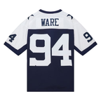Johmsee D.Cowboys #94 DeMarcus Ware Mitchell & Ness Navy 2011 Alternate Legacy Replica JerseyReplica Jersey