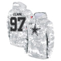 Johmsee D.Cowboys #97 Kenny Clark Player Arctic Camo Salute to Service Hoodies Limited Game Stitched Jerseys