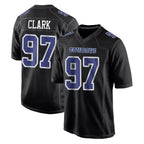 Johmsee D.Cowboys #97 Kenny Clark Player Carbon Black Fashion Home Game Stitched Jerseys