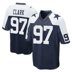 Johmsee D.Cowboys #97 Kenny Clark Player Navy-White Alternate Home Game Stitched Jerseys