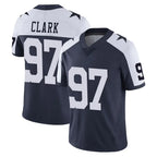 Johmsee D.Cowboys #97 Kenny Clark Player Navy-White Limited Alternate Vapor Untouchable Home Game Stitched Jerseys
