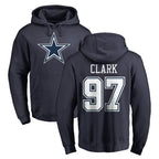 Johmsee D.Cowboys #97 Kenny Clark Player Navy Pullover Hoodies Limited Stitched Jerseys