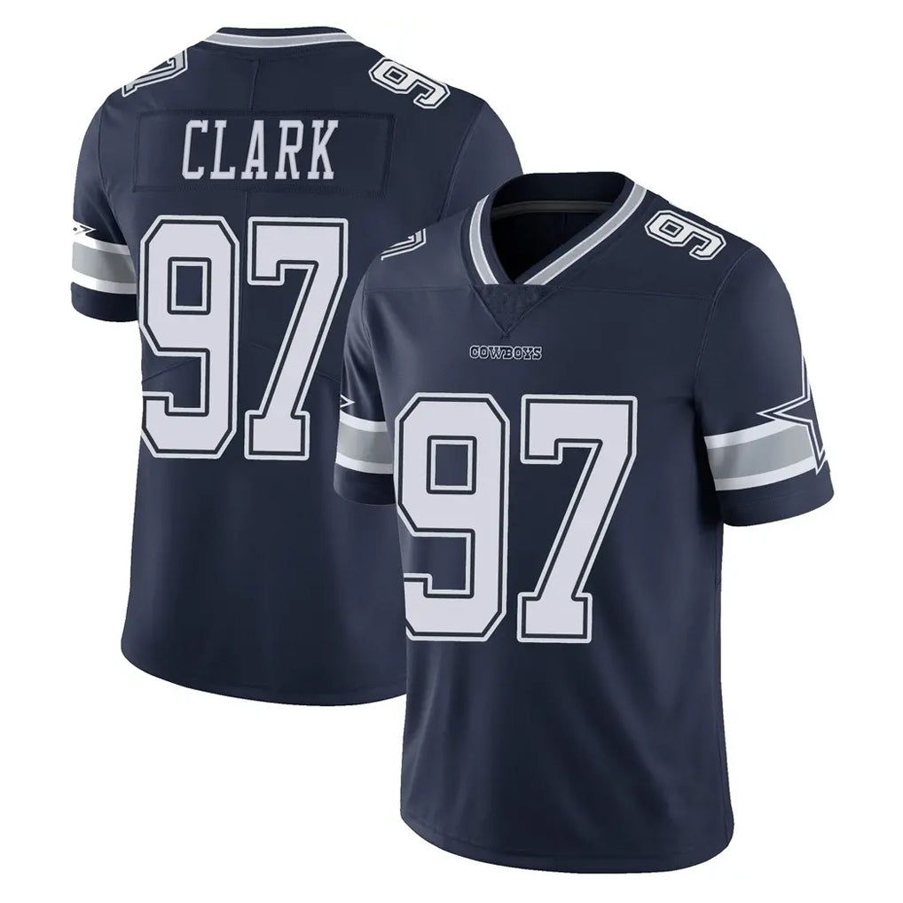 Johmsee D.Cowboys #97 Kenny Clark Player Navy Vapor Untouchable Limited Home Game Stitched Jerseys