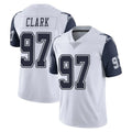 Johmsee D.Cowboys #97 Kenny Clark Player White-Navy Limited Color Rush Vapor Untouchable Home Game Stitched Jerseys