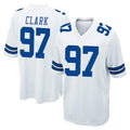 Johmsee D.Cowboys #97 Kenny Clark Player White Home Game Stitched Jerseys