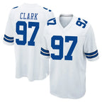 Johmsee D.Cowboys #97 Kenny Clark Player White Home Game Stitched Jerseys