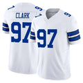 Johmsee D.Cowboys #97 Kenny Clark Player White Limited Vapor F.U.S.E. Home Game Stitched Jerseys