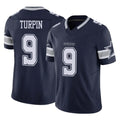 Johmsee D.Cowboys #9 KaVontae Turpin Player Navy Limited Vapor F.U.S.E. Home Game Stitched Jerseys
