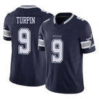 Johmsee D.Cowboys #9 KaVontae Turpin Player Navy Limited Vapor F.U.S.E. Home Game Stitched Jerseys