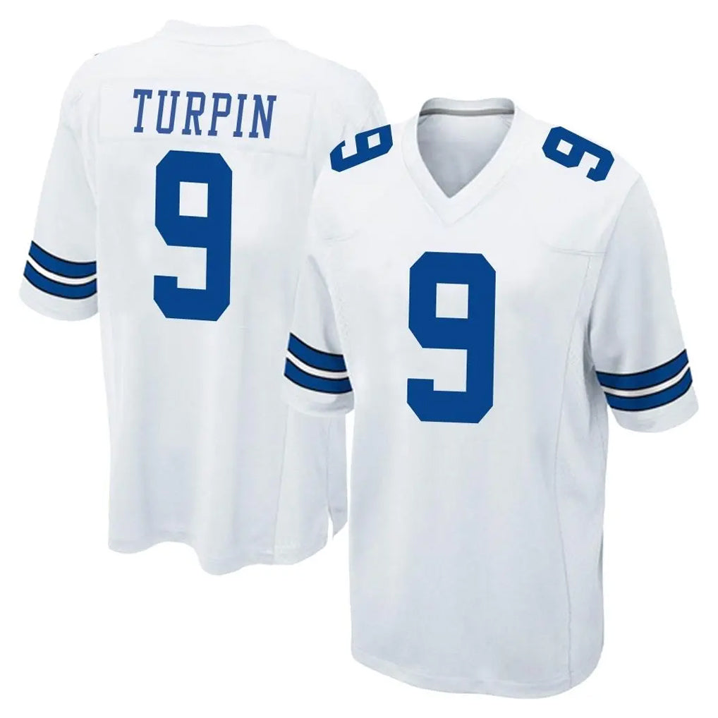 Johmsee D.Cowboys #9 KaVontae Turpin Player White Home Game Stitched Jerseys