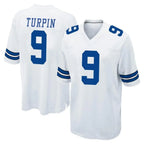 Johmsee D.Cowboys #9 KaVontae Turpin Player White Home Game Stitched Jerseys
