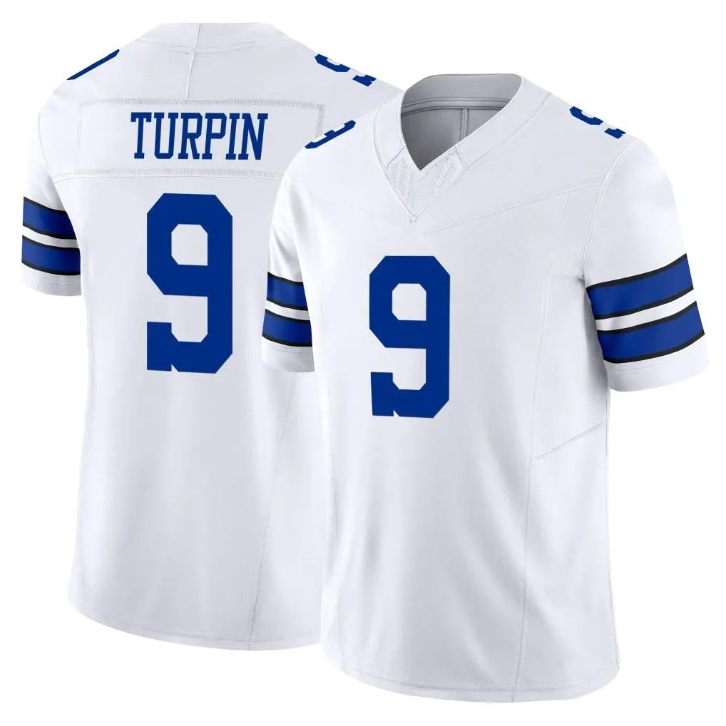 Johmsee D.Cowboys #9 KaVontae Turpin Player White Limited Vapor F.U.S.E. Home Game Stitched Jerseys