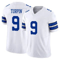 Johmsee D.Cowboys #9 KaVontae Turpin Player White Limited Vapor F.U.S.E. Home Game Stitched Jerseys