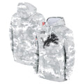 Johmsee D.Lions Arctic Camo Salute to Service Hoodies Limited Game Blank Player Stitched Jerseys