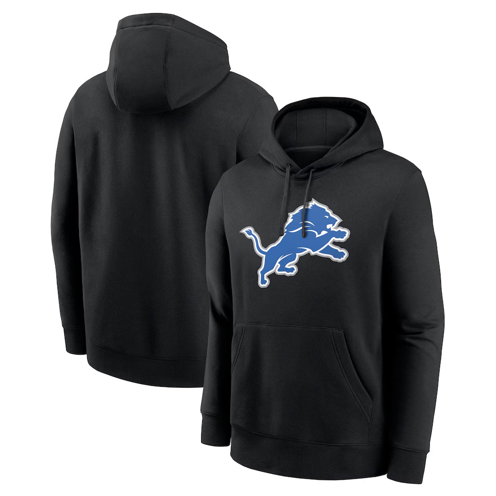 Johmsee D.Lions Black Salute to Service Pullover Hoodies Limited Blank Player Stitched Jerseys