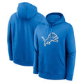 Johmsee D.Lions Blue Pullover Hoodies Limited Blank Player Stitched Jerseys