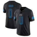 Johmsee D.Lions #0 Jahmyr Gibbs Player Black Limited Fashion Stitched Jerseys