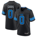 Johmsee D.Lions #0 Jahmyr Gibbs Player Black Replica Game Stitched Jerseys