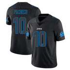 Johmsee D.Lions #10 Isiah Pacheco Player Black Impact Limited Home Game Stitched Jerseys