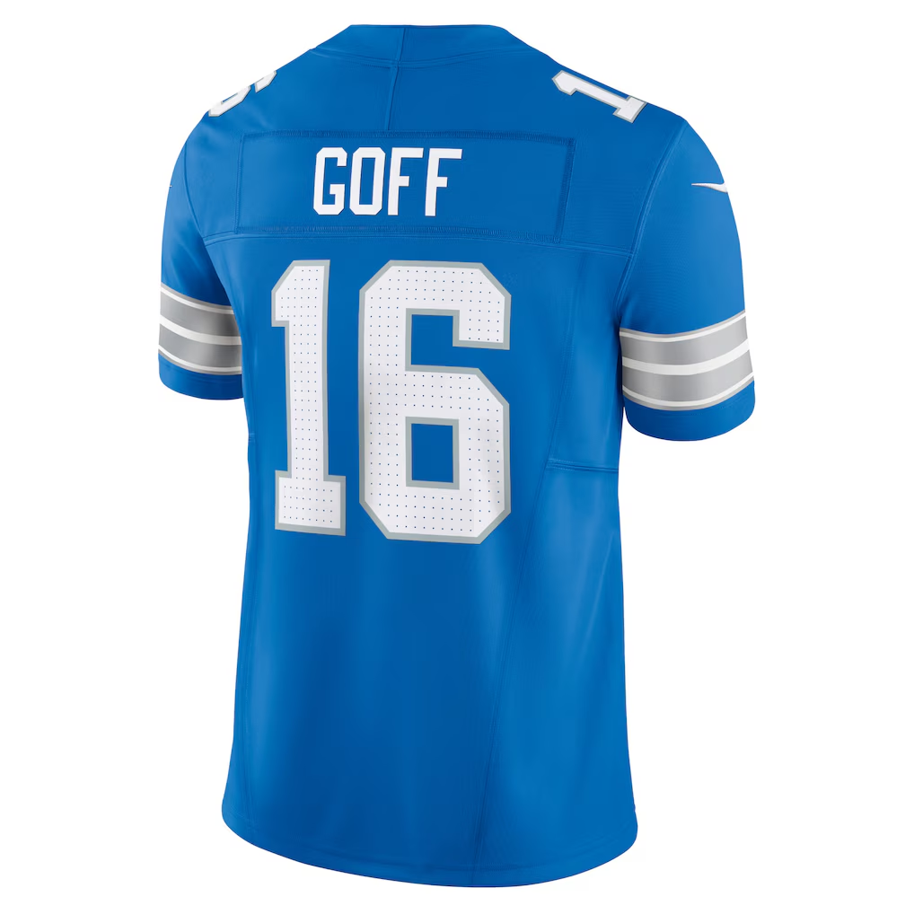 Johmsee D.Lions #16 Jared Goff Blue Vapor F.U.S.E. Limited Stitched Jerseys
