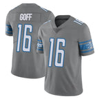 Johmsee D.Lions #16 Jared Goff Player Gray Vapor Untouchable Limited Home Game Stitched Jerseys