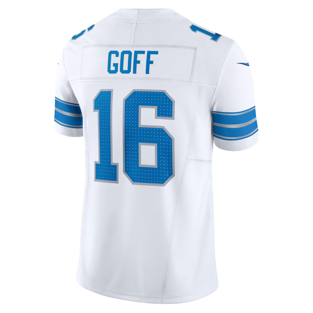 Johmsee D.Lions #16 Jared Goff Player White Vapor F.U.S.E. Limited Stitched Jerseys