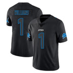 Johmsee D.Lions #1 Jameson Williams Player Black Impact Limited Home Game Stitched Jerseys