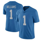 Johmsee D.Lions #1 Jameson Williams Player Brown Salute To Service Limited Stitched Jerseys