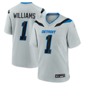 Johmsee D.Lions #1 Jameson Williams Silver 2026 Rivalries Collection Game Stitched Jerseys