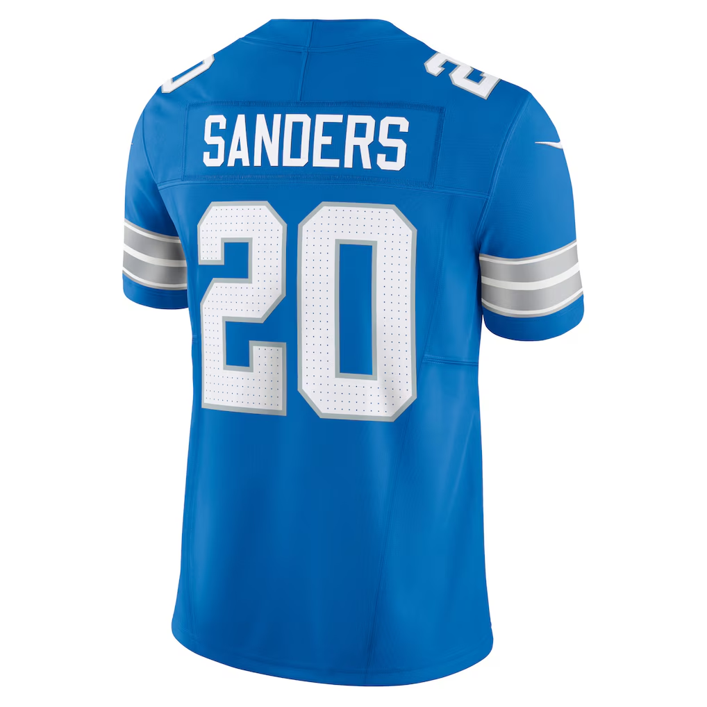 Johmsee D.Lions #20 Barry Sanders Blue Vapor F.U.S.E. Limited Stitched Jerseys