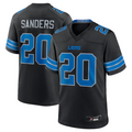 Johmsee D.Lions #20 Barry Sanders Player Black Game Stitched Jerseys