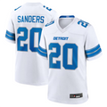 Johmsee D.Lions #20 Barry Sanders Player White Game Stitched Jerseys
