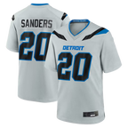 Johmsee D.Lions #20 Barry Sanders Silver 2026 Rivalries Collection Game Stitched Jerseys