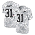 Johmsee D.Lions #31 Kerby Joseph Player Arctic Camo Salute To Service Limited Stitched Jerseys