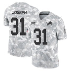 Johmsee D.Lions #31 Kerby Joseph Player Arctic Camo Salute To Service Limited Stitched Jerseys