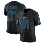 Johmsee D.Lions #31 Kerby Joseph Player Black Impact Limited Home Game Stitched Jerseys