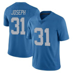 Johmsee D.Lions #31 Kerby Joseph Player Blue Limited Throwback Vapor Untouchable Stitched Jerseys