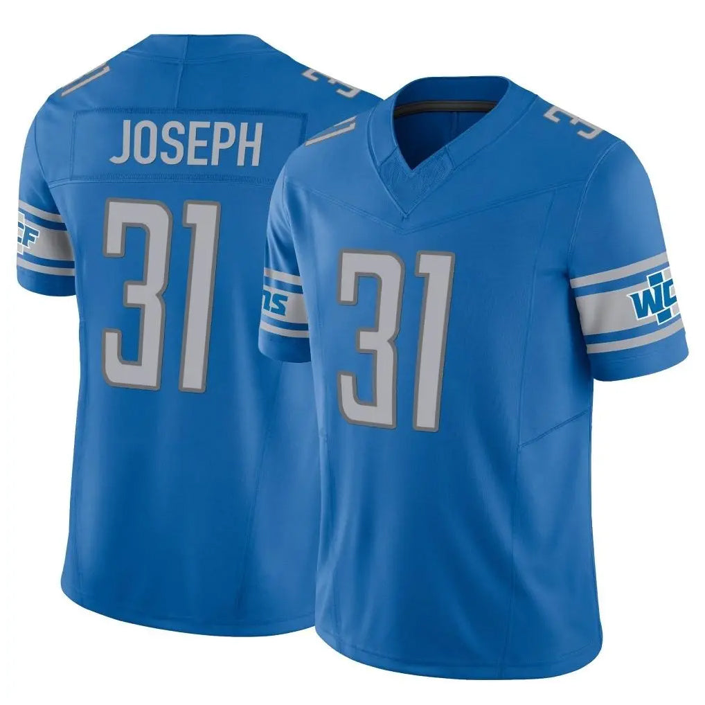 Johmsee D.Lions #31 Kerby Joseph Player Blue Vapor F.U.S.E. Limited Home Game Stitched Jerseys